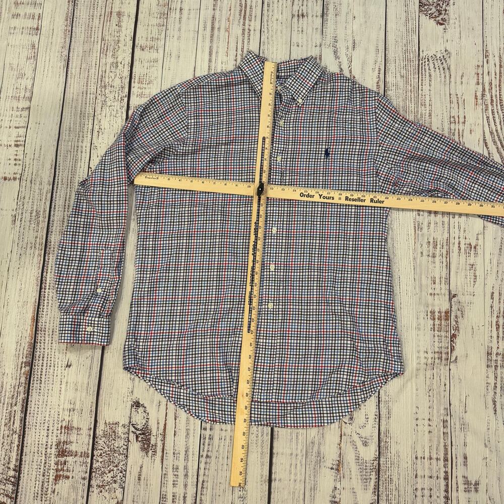 Ralph Lauren Tattersall Plaid OCBD Shirt Men's L Cotton Pony - Picture 10 of 11